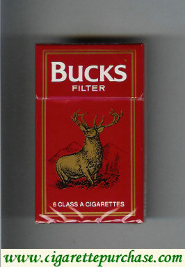 Bucks Filter cigarettes hard box